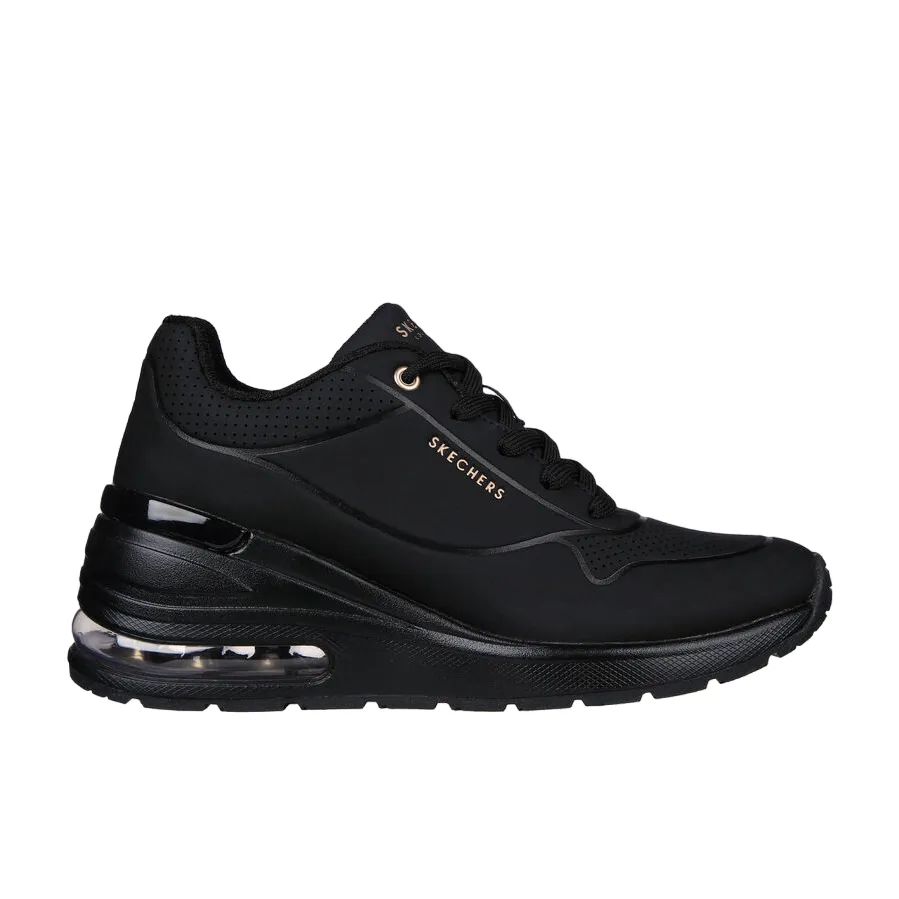 speed - oriented running gear marathon - specific shoes Skechers sneakers da donna Million Air Elevated Air 155401/BBK nero