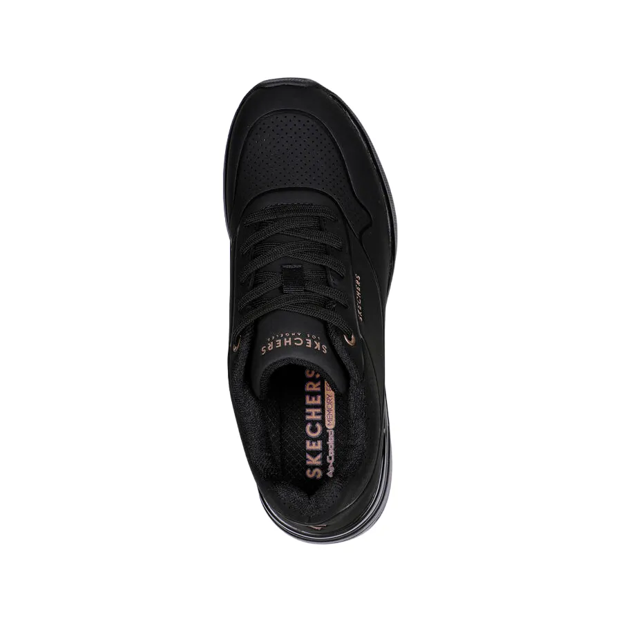 Skechers sneakers da donna Million Air Elevated Air 155401/BBK nero packable running shoes
