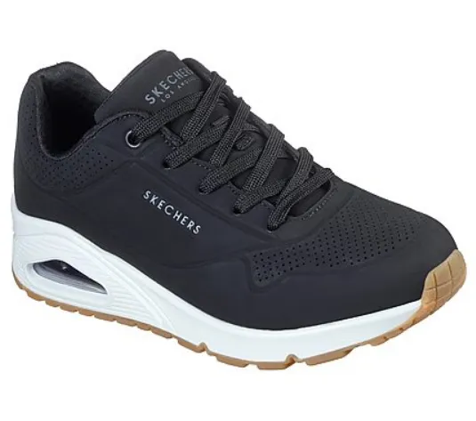clearance Skechers sneakers da donna Uno Stand On Air 73690 BLK nero