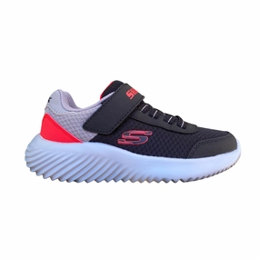 Skechers Bounder - Trekzic Junior | Scarpa Ginnica 403908L/BKRD Comfort Stability Advanced Motion Guidance