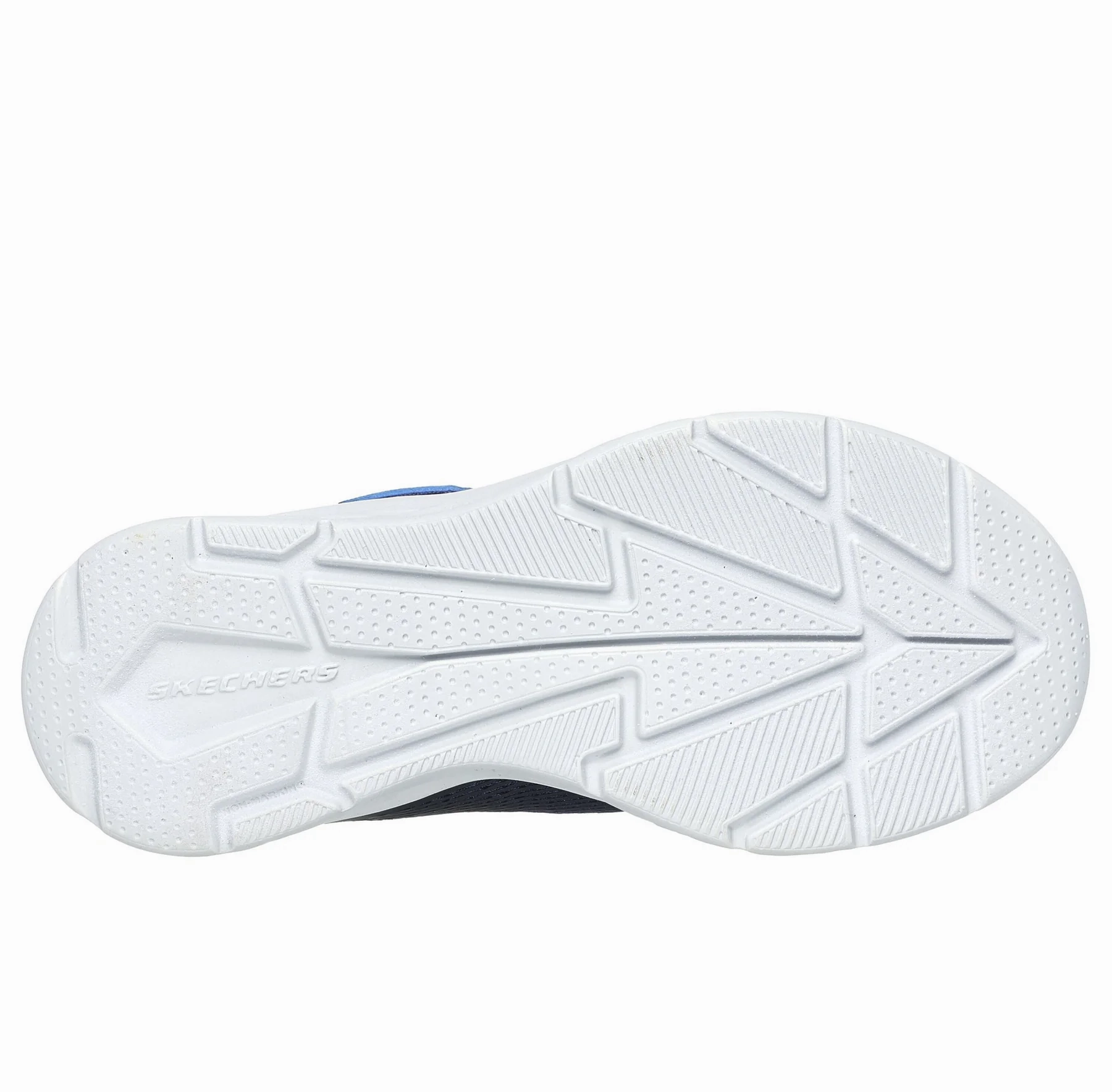 Skechers scarpa da ginnastica da ragazzo Microspec II Zovrix 403924LNBLM blu-nero-lime Reinforced Cage
