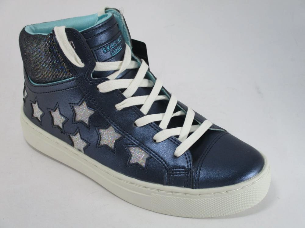 Skechers scarpa sneakersd da ragazza Sidestreet Funk It Out 84595L NVY blu traction - pattern sole shoes Converse Chuck Taylor