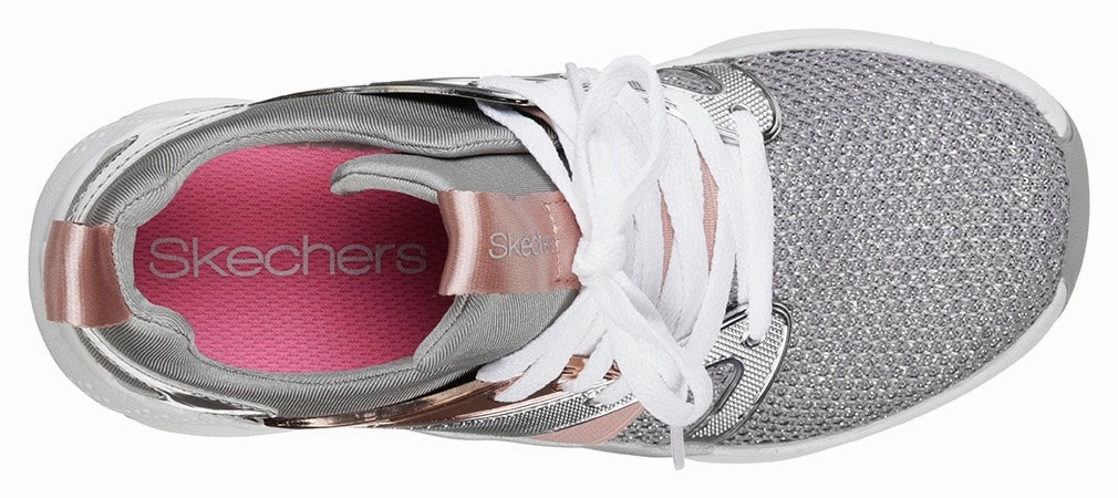All Purpose Skechers sneakers da bambina e ragazza Shine Status 84853L SIL argento