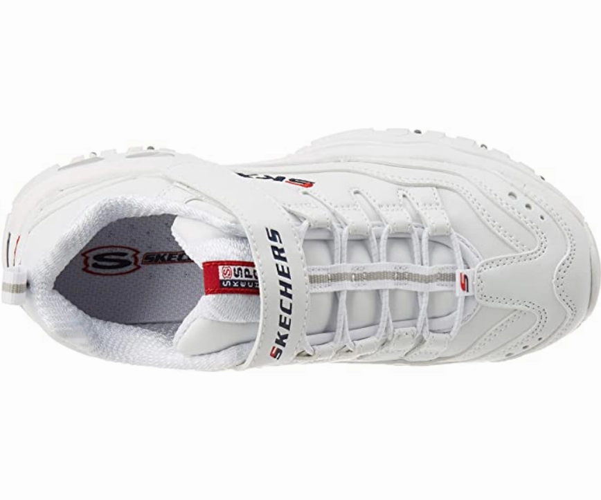 Skechers sneakers da bambina Energy 30225L/WML bianco Slip On
