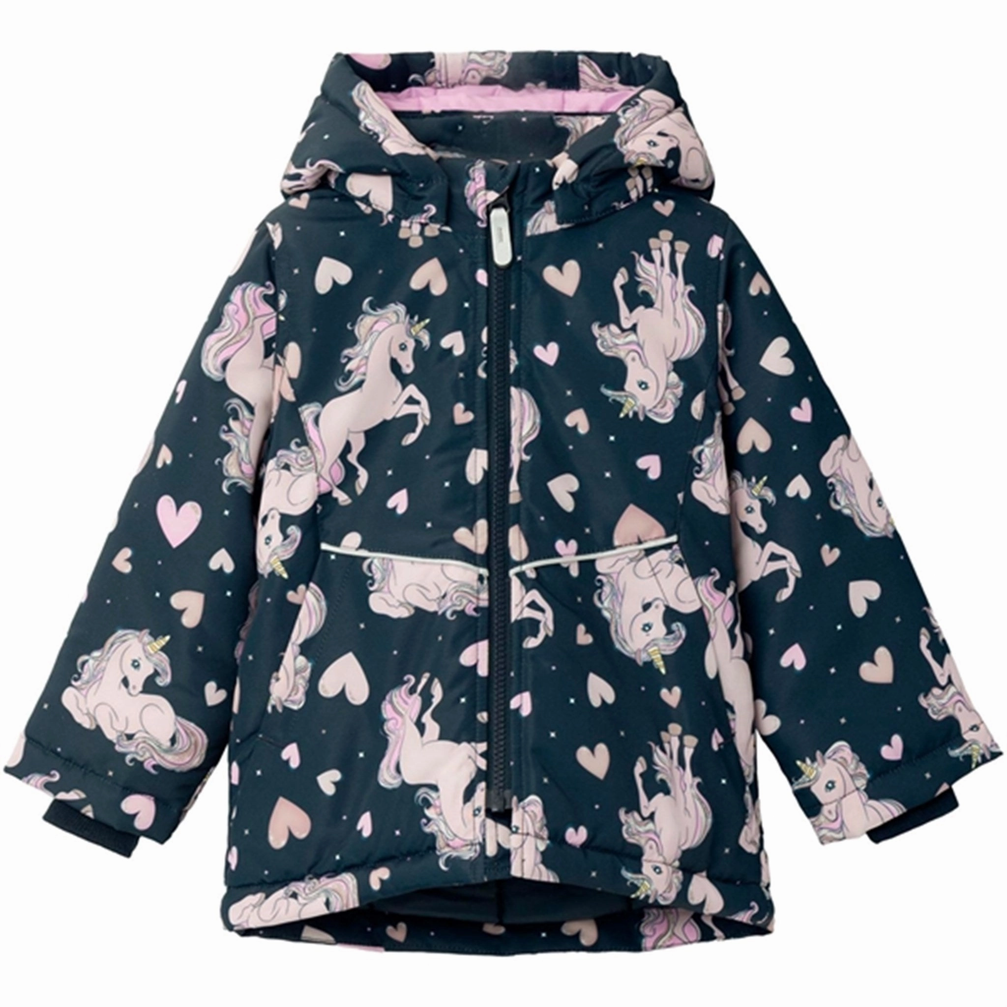 Name it Dark Sapphire Maxi Jacket Unicorn Heart Modular Design