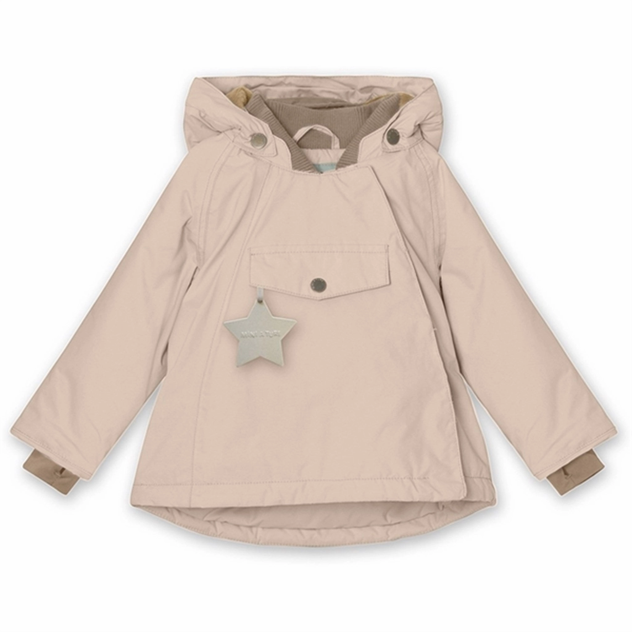 MINI A TURE Wang Fleece Winter Jacket Rose Dust EcoFriendly Water Repellency