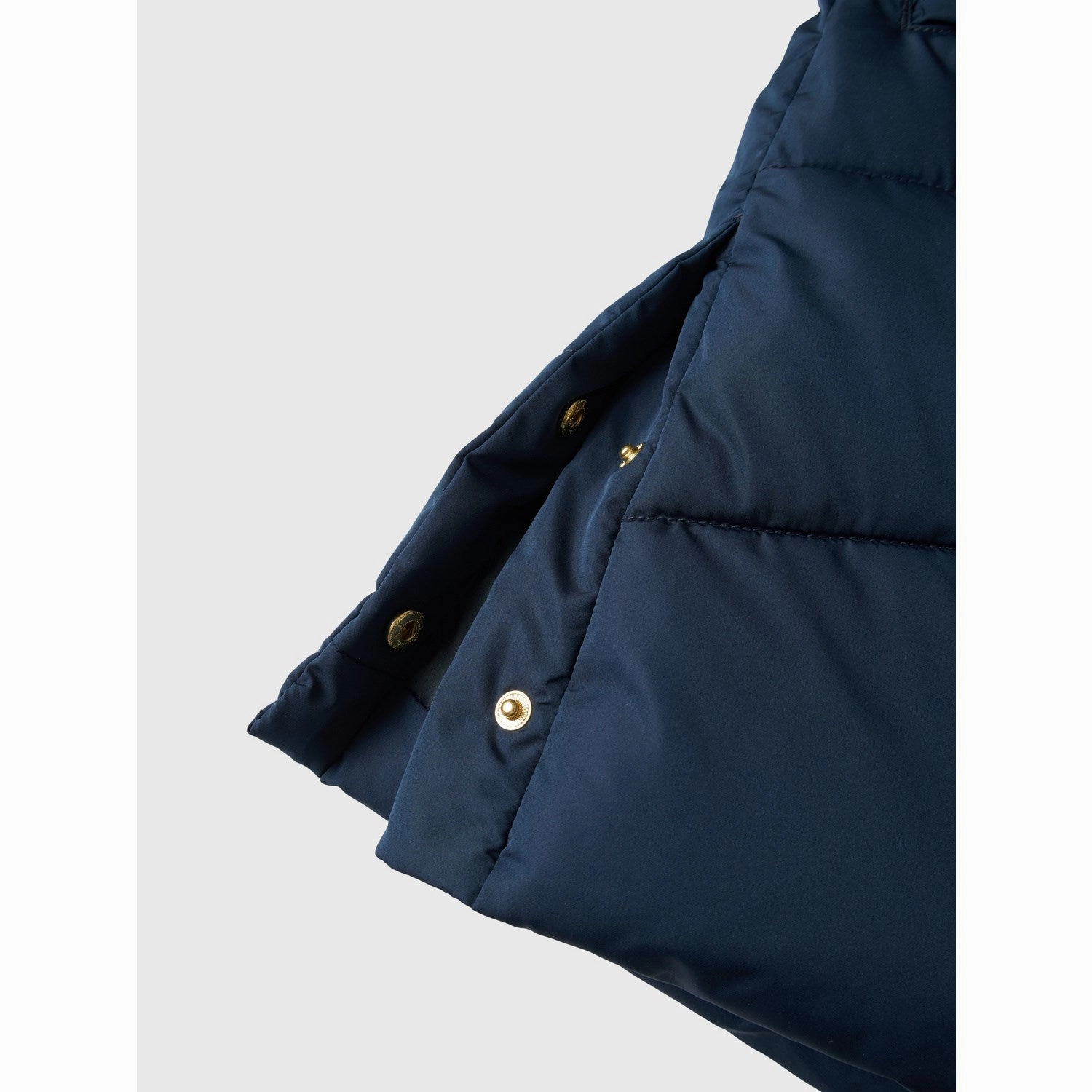 Name It Dark Sapphire Memo Long Jacket Reinforced Shoulders