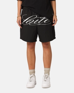 Lightweight Wear UltraSoftLining Loiter Script Walk Shorts Black