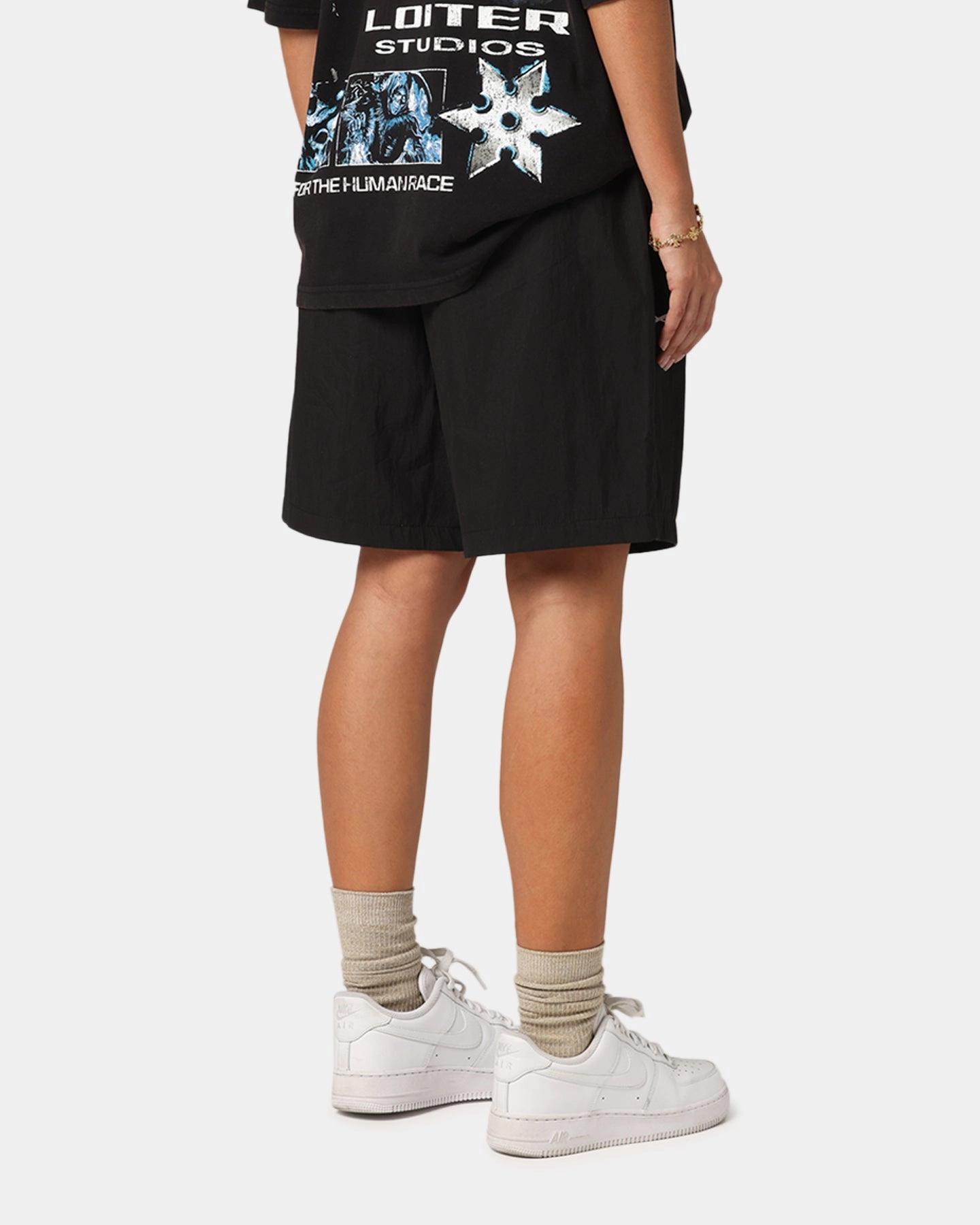 QuickReleaseFastenings Loiter Script Walk Shorts Black