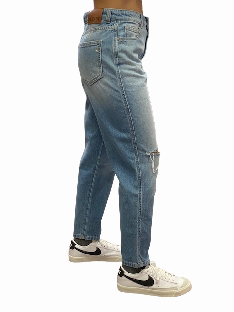 Please Pantalone Jeans PHG4F92G37 blu denim Soft Sustainable Chill Outfit Relaxed Style Earthy