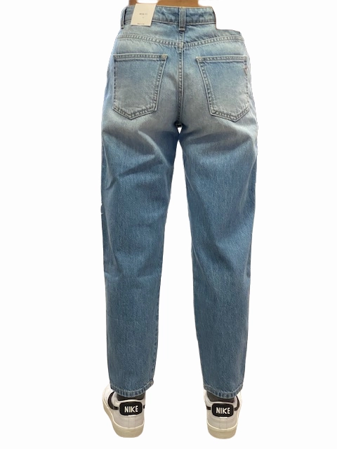 Please Pantalone Jeans PHG4F92G37 blu denim Textured Yarn Blends Stretch Fabric