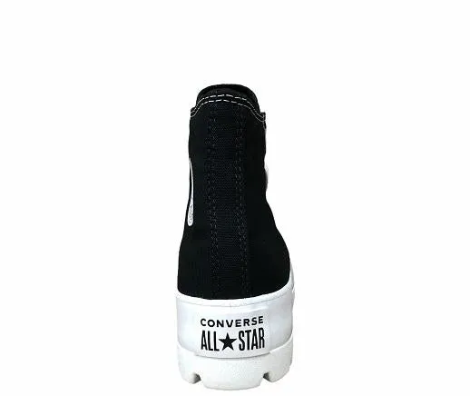 synthetic - upper - durability - strength shoes Microperforated Upper Converse scarpa sneakers da donna Chuck Taylor All Star Lugged High Top 565901C nero