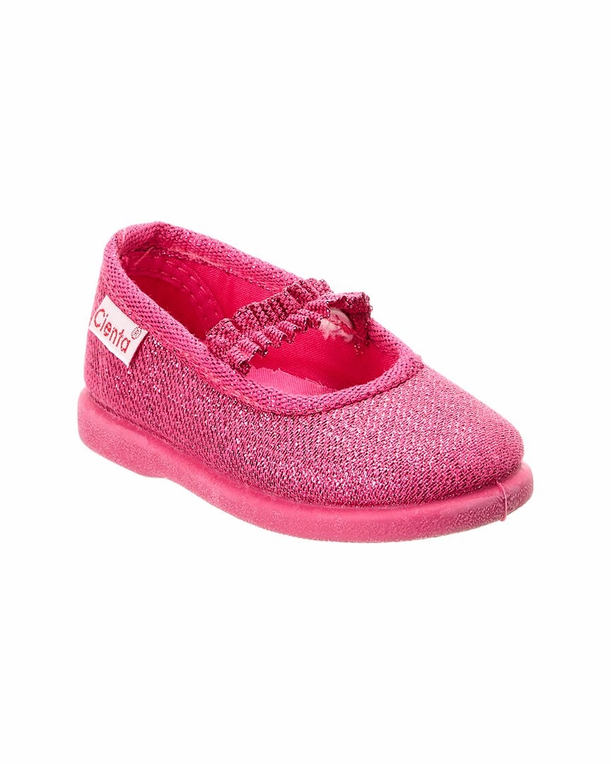 Hypoallergenic Lining Cienta Glitter Canvas Slip-On