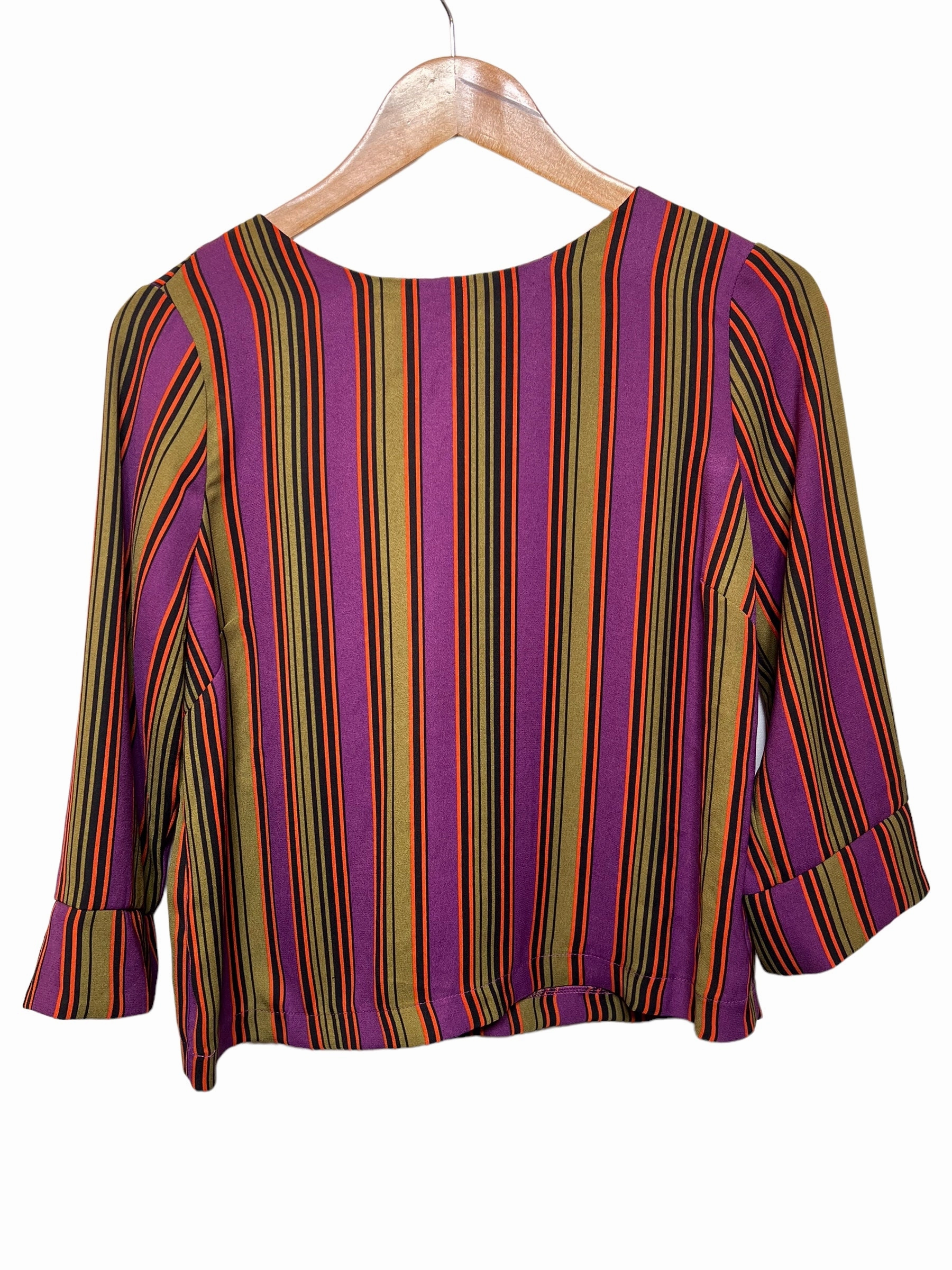 Women??s Striped Long Sleeved Top (Size L) Broadcast