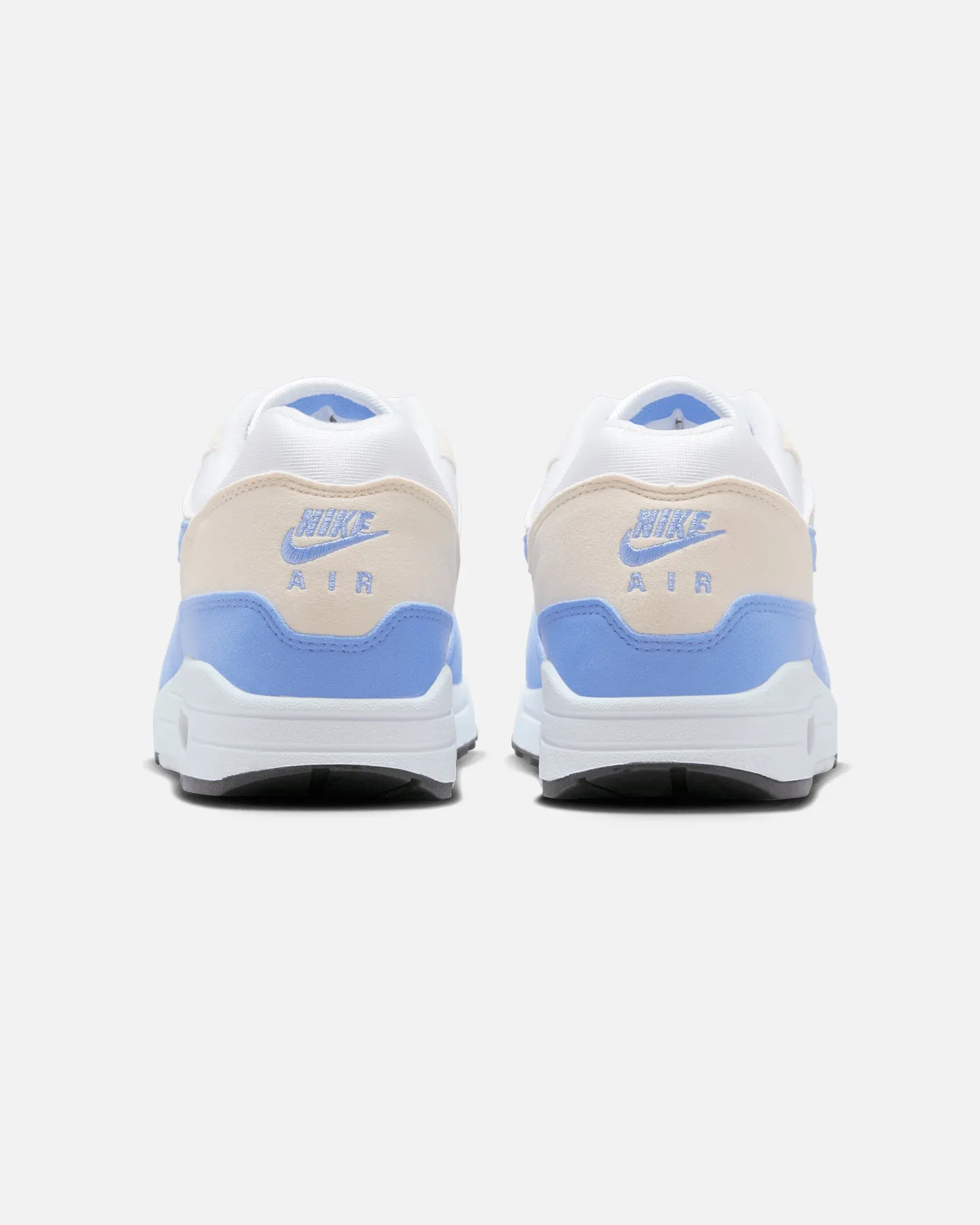 Nike Women's Air Max 1 White/Royal Pulse-Phantom Black competition edge warm weather running shoe case