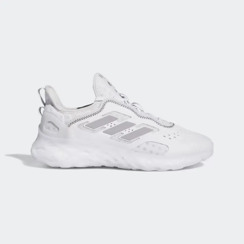 Adidas Web Boost White Running Trainers Men's GZ0934 color - black slow - paced running shoes