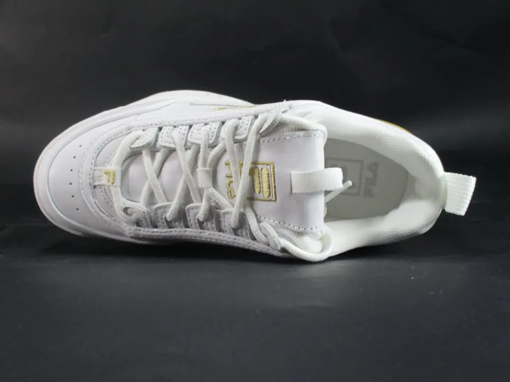 Fila scarpa sneakers da donna Disruptor Premium 1010862.1FG bianco oro Dynamic