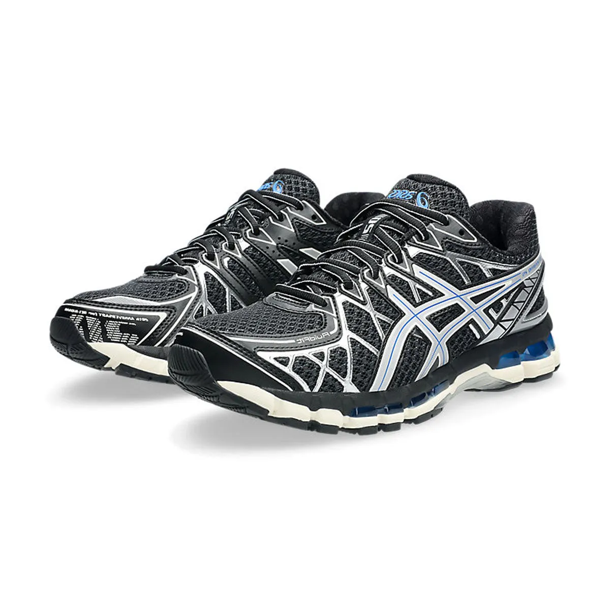 synthetic leather Neutral Pace GEL-Kayano 20 'Black Pure Silver'