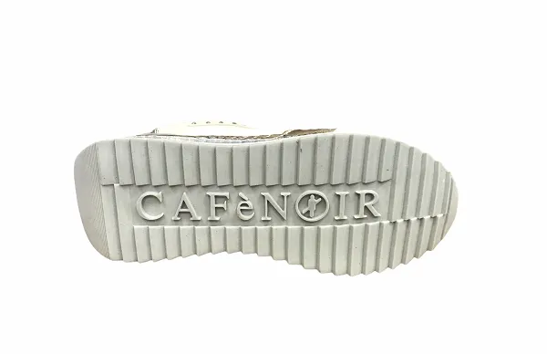 Thermoregulating Inner Layer comfort features Caf??Noir Sneaker Animalier e Zeppa DN1410 bianco argento