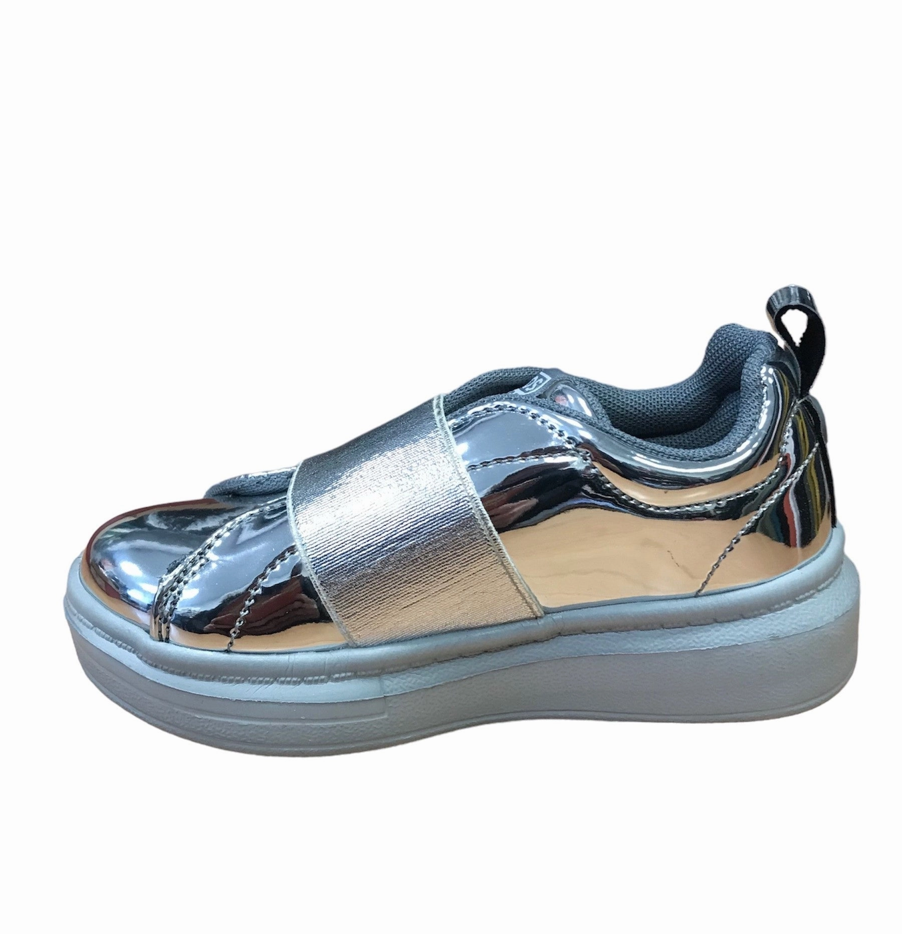 Gioseppo scarpe da bambina slip-on effetto vernice 41884 pewter long - distance running option running in the park
