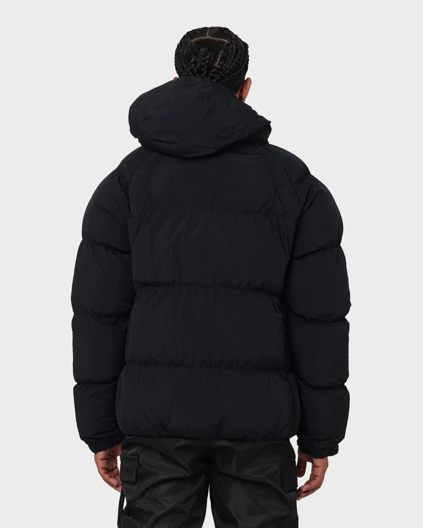 Jordan Essential Puffer Jacket Black/Fire Red waiters Core Style
