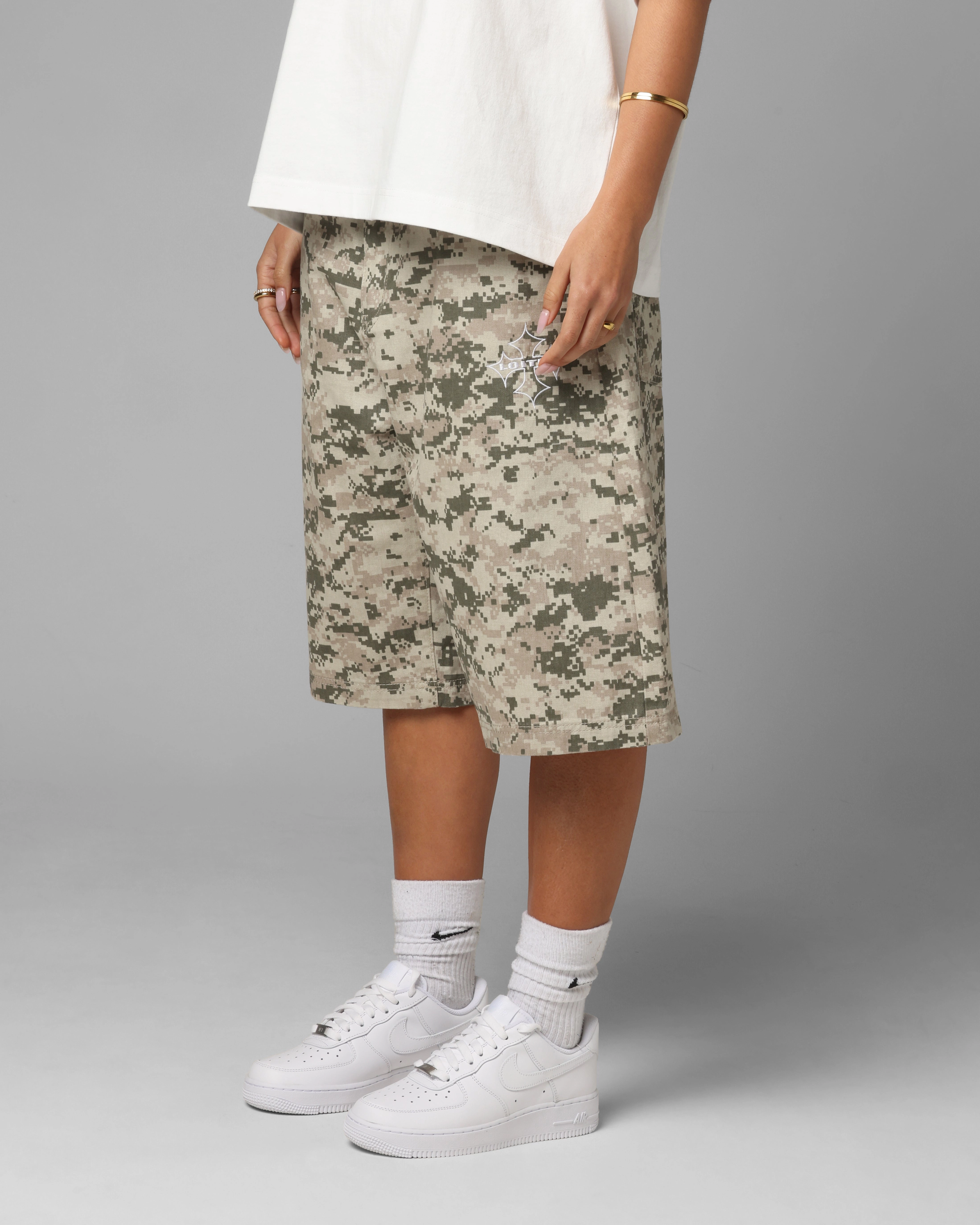 Loiter F-16 Denim Jorts Digi Camo Functional Ease Freedom Move