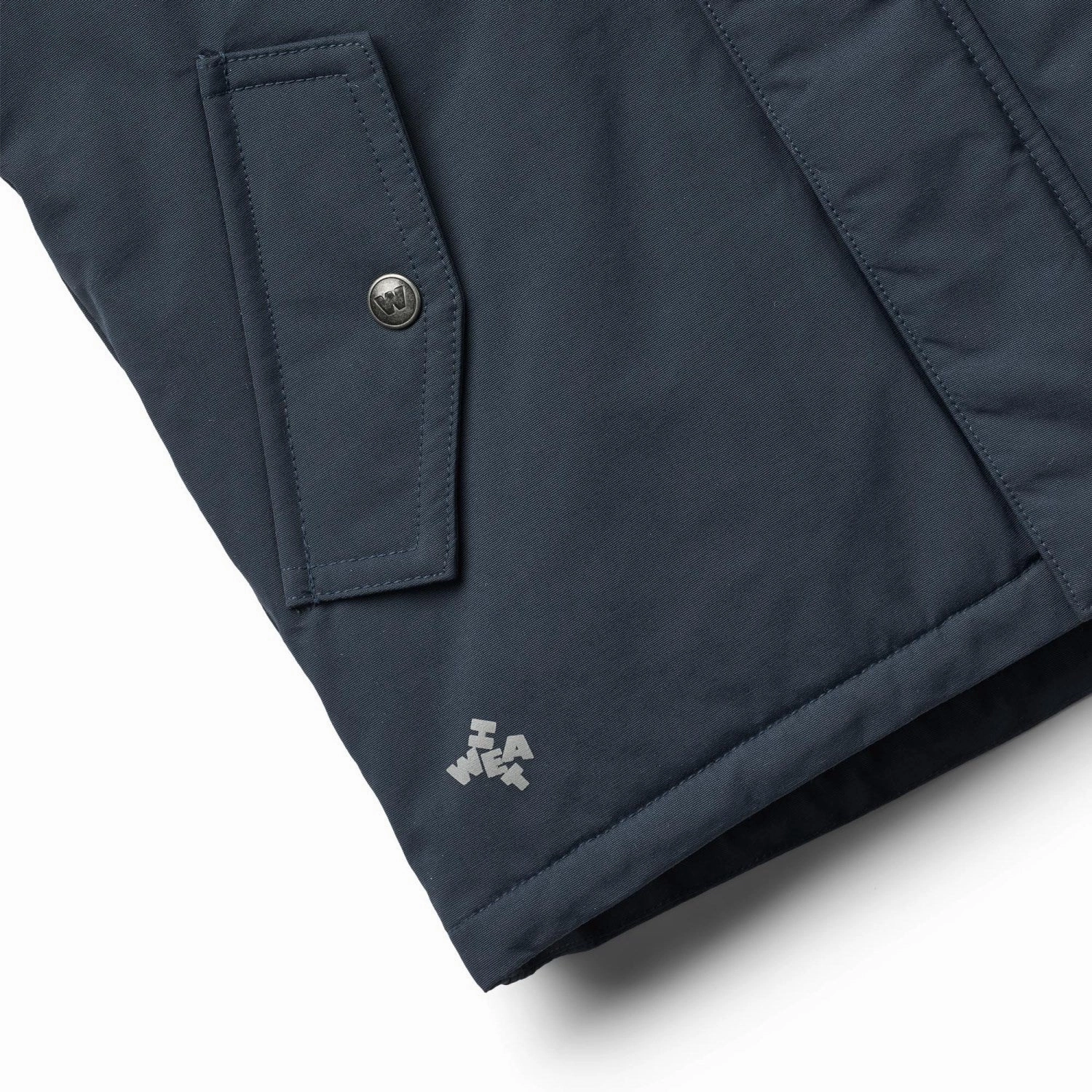 Wheat Dark Blue Jacket Kasper Tech Modular Layering Anti Pill Fabric Tech
