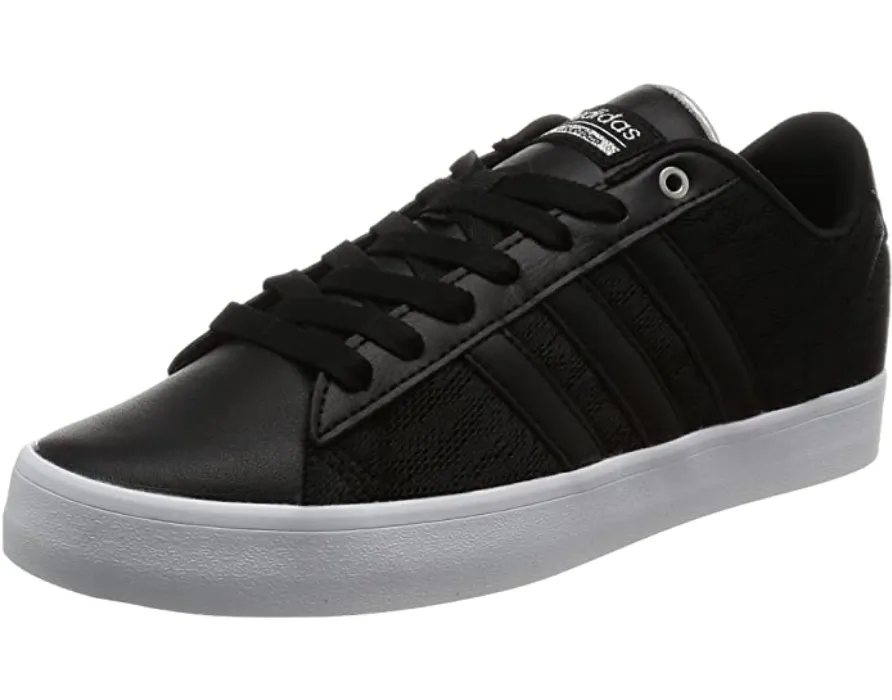 Adidas scarpa sneakers da donna Cloudfoam Daily AW4009 nero reflective running shoes