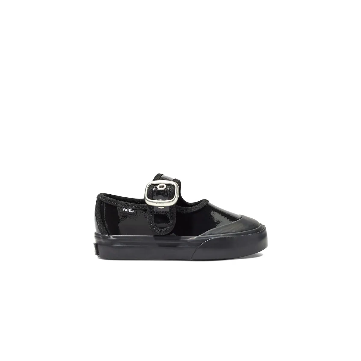 Pose Shot Easy Step Toddlers Mary Jane 'Gothic Shine Black'
