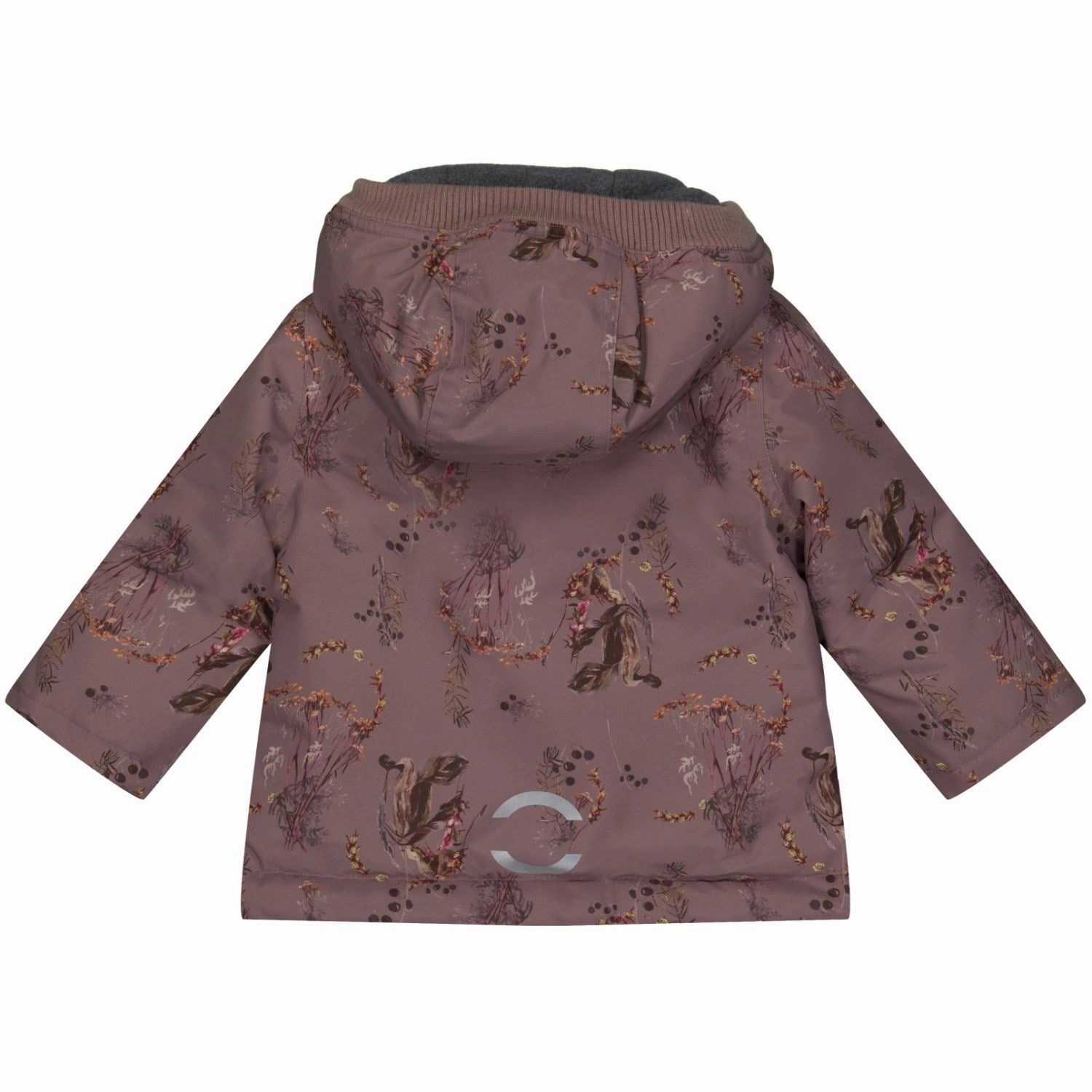 Mikk-Line Twilight Mauve Polyester Jacket AOP Tactical Wear Reinforced Zippers