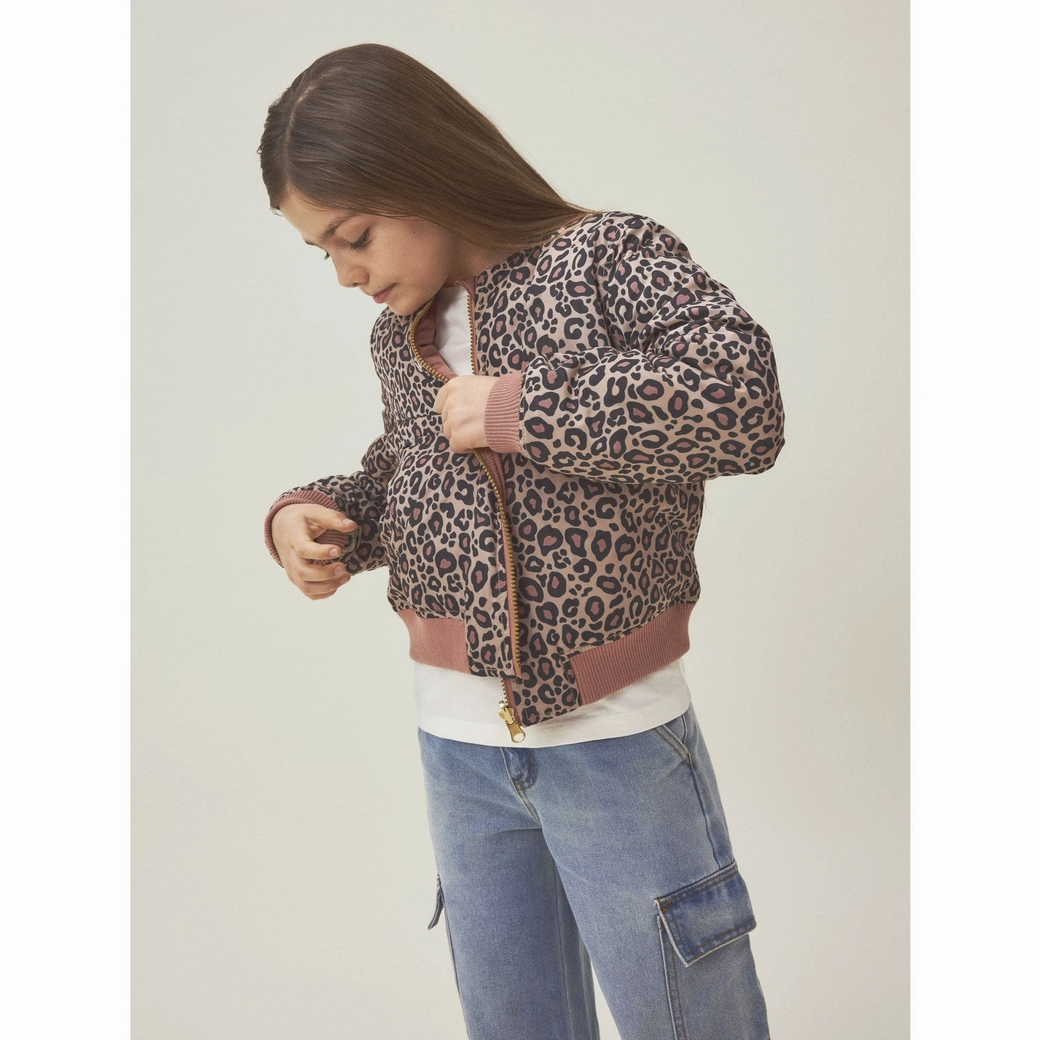 Relaxed Comfort Name It Black Mariska Bomber Jacket Reversable