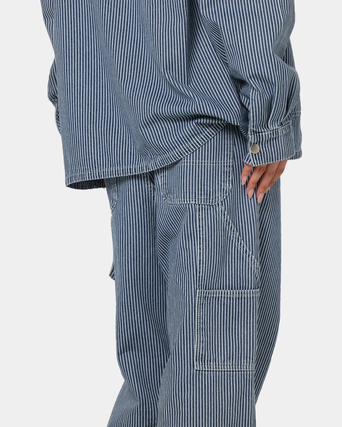 Layer-Friendly Fit XXIII Striped Work Pant Navy Stripe