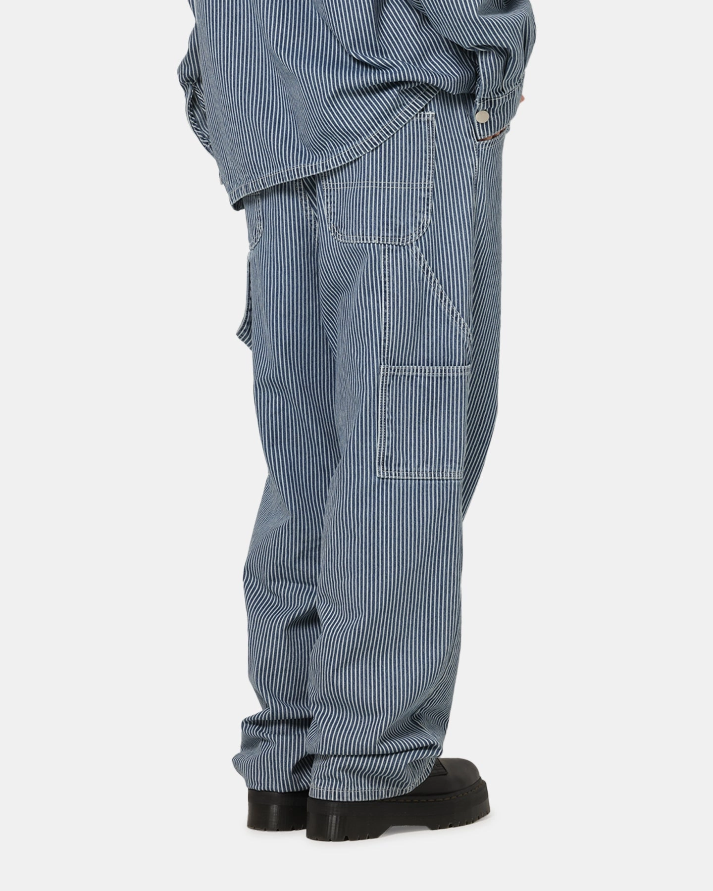 Anti Snag Threading XXIII Striped Work Pant Navy Stripe