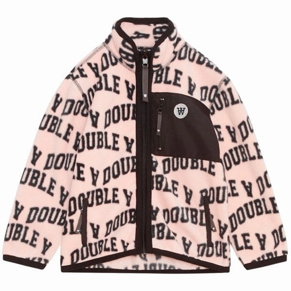 Urban Casual Foldable Design Wood Wood Pale Pink Ivy Aop Don Ivy Zip Fleece