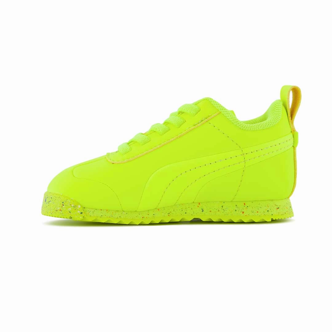 Puma - Kids' (Infant) Roma Retro Speckle Shoes (386868 01) High Support Vegan Material