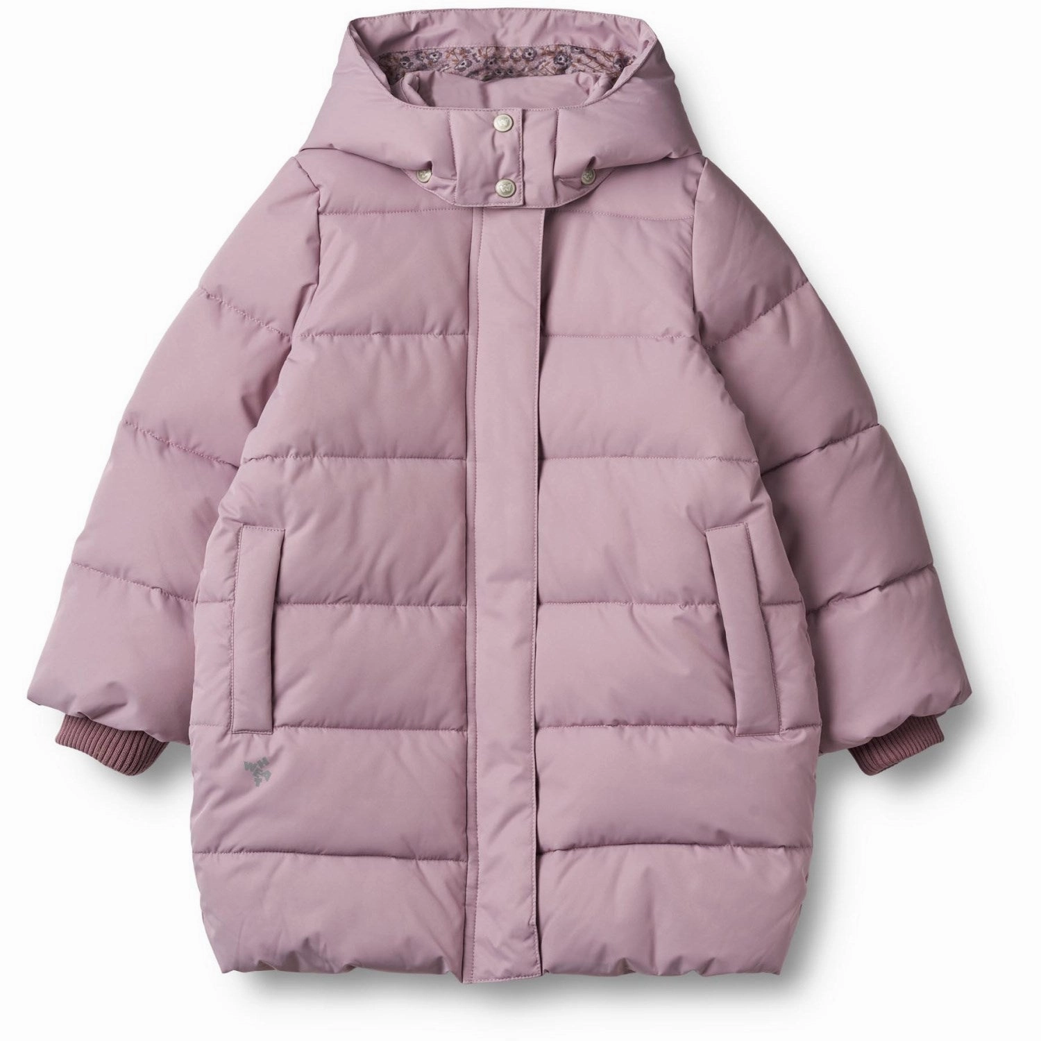 Warm Essentials Wheat Soft Lilac Puffer Coat Yrsa