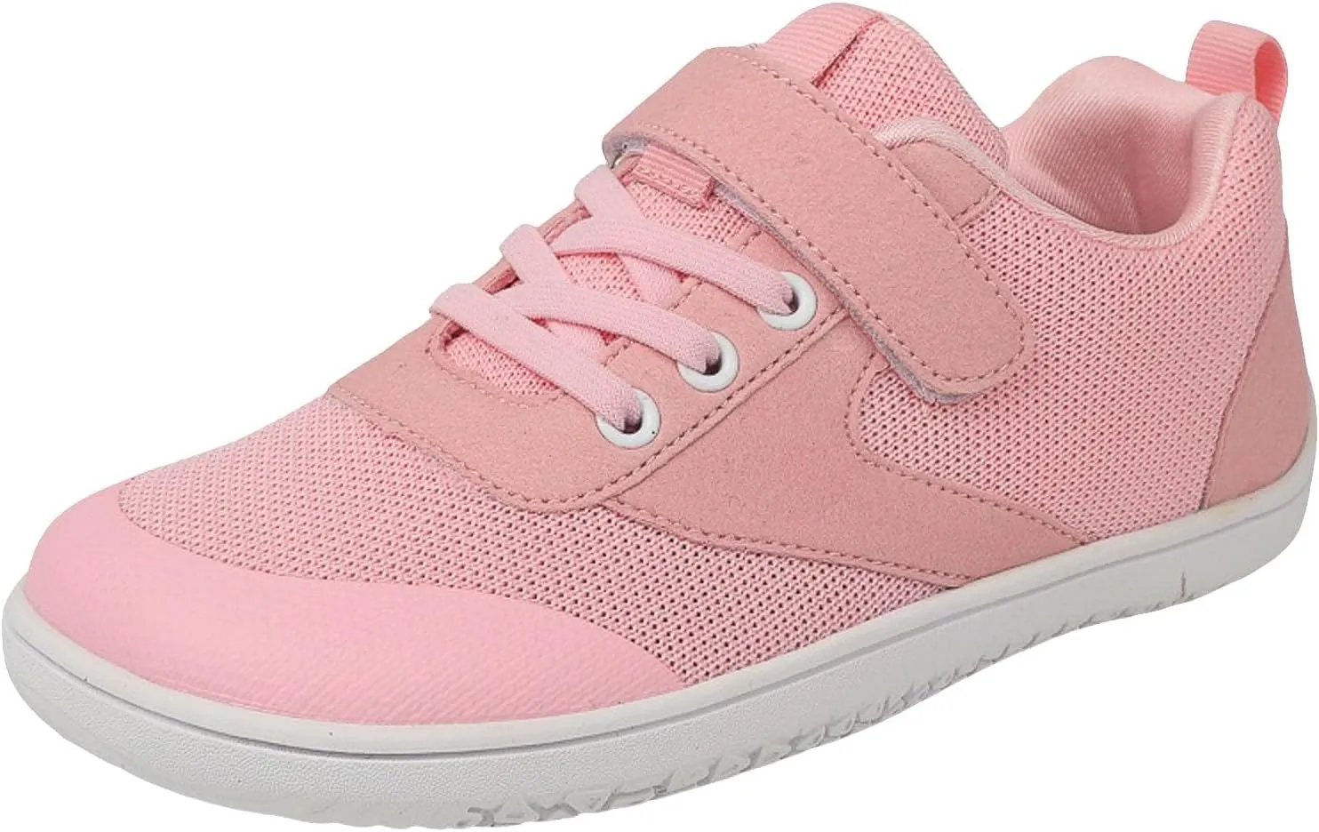 Sneakers for Girls Fashion Breathable Mesh Running Sneakers with Hook and Loop Comfortable Lightweight Sports Shoes