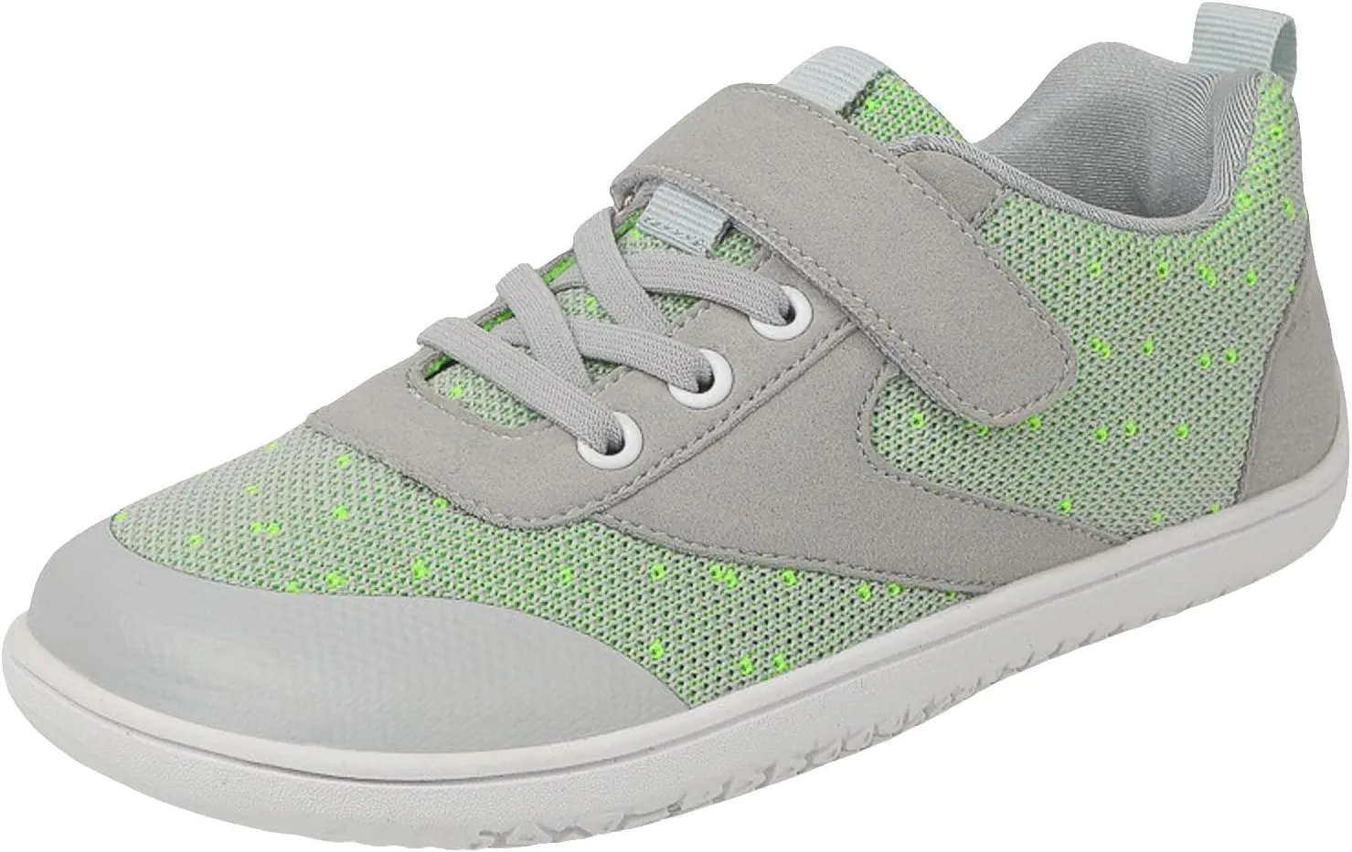 Sneakers for Girls Fashion Breathable Mesh Running Sneakers with Hook and Loop Comfortable Lightweight Sports Shoes