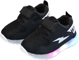 Sneakers for Girls Fashion Casual Luminous Shoes for Kids Running Walking Soft Bottom Breathable Non Slip Sports Shoes