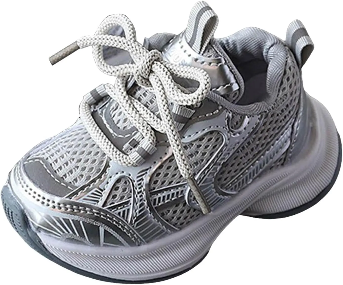 Sneakers for Girls Lightweight Breathable Causal Shoes Lace Up Comfortable Walking Shoes Fashion Thick Sole Sports Shoes