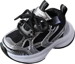 Sneakers for Girls Lightweight Breathable Causal Shoes Lace Up Comfortable Walking Shoes Fashion Thick Sole Sports Shoes