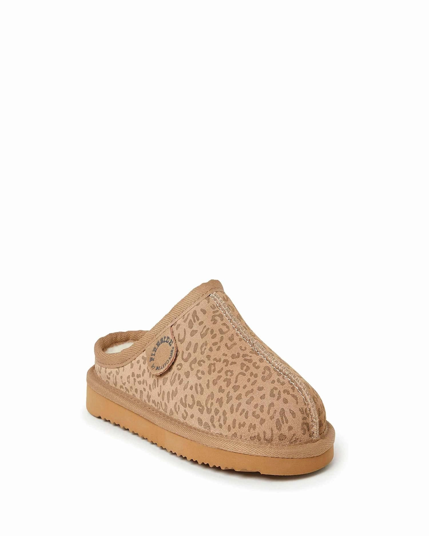 Vegan Leather Alternatives Thermoregulating Layers Fireside by Dearfoams Kids Dempsey Genuine Shearling Clog Slipper