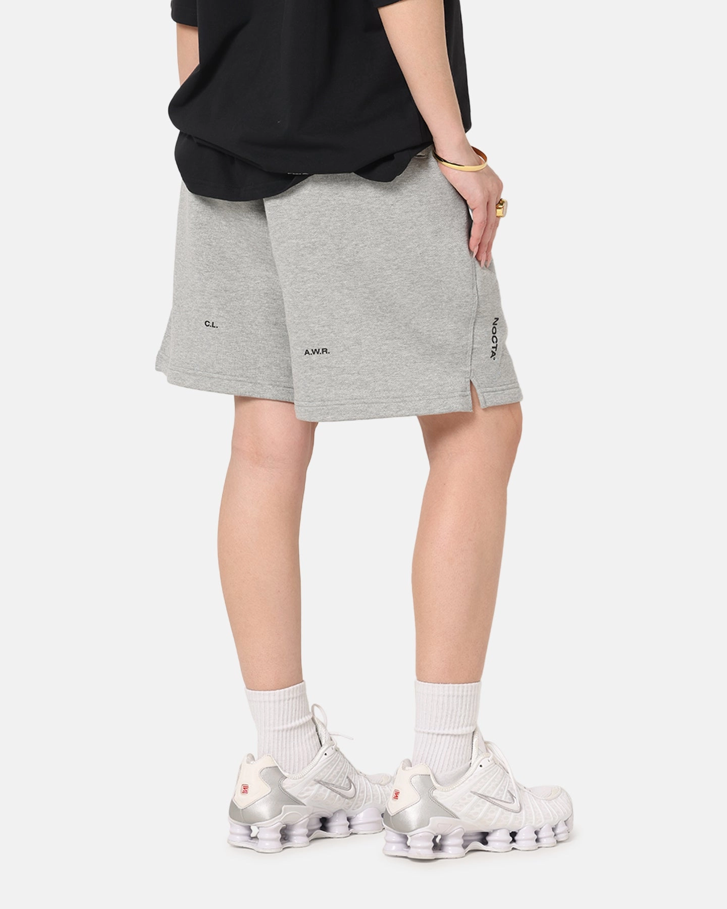 LowProfileWaistband Nike Nocta Fleece CS Fleece Shorts Dark Grey Heather