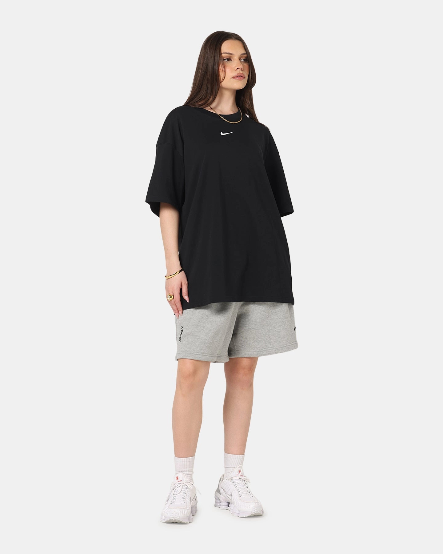 Nike Nocta Fleece CS Fleece Shorts Dark Grey Heather Winter Ready