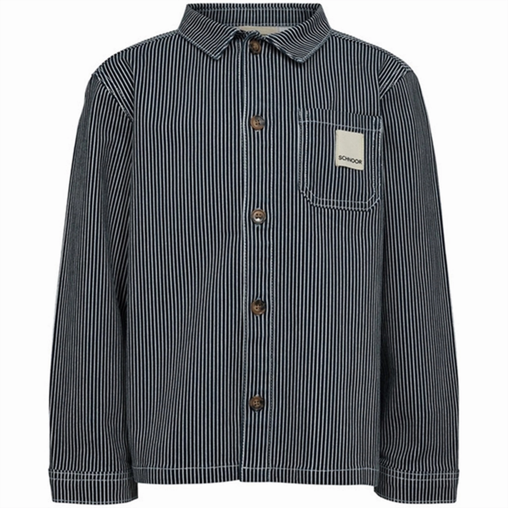 Workday Ready Non Restrictive Movement Sofie Schnoor Blue Striped Jacket