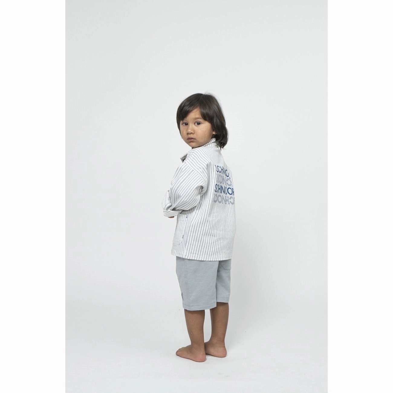 Sofie Schnoor Blue Striped Jacket Water Repellent Fabric