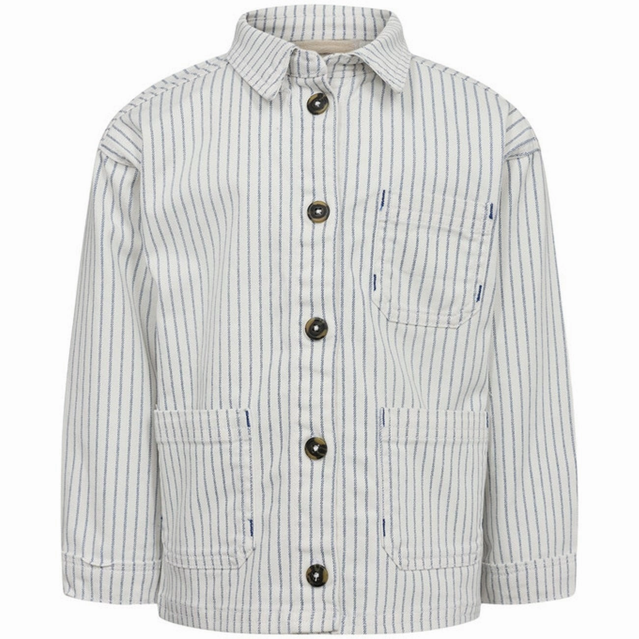 Sofie Schnoor Blue Striped Jacket Pocket Details