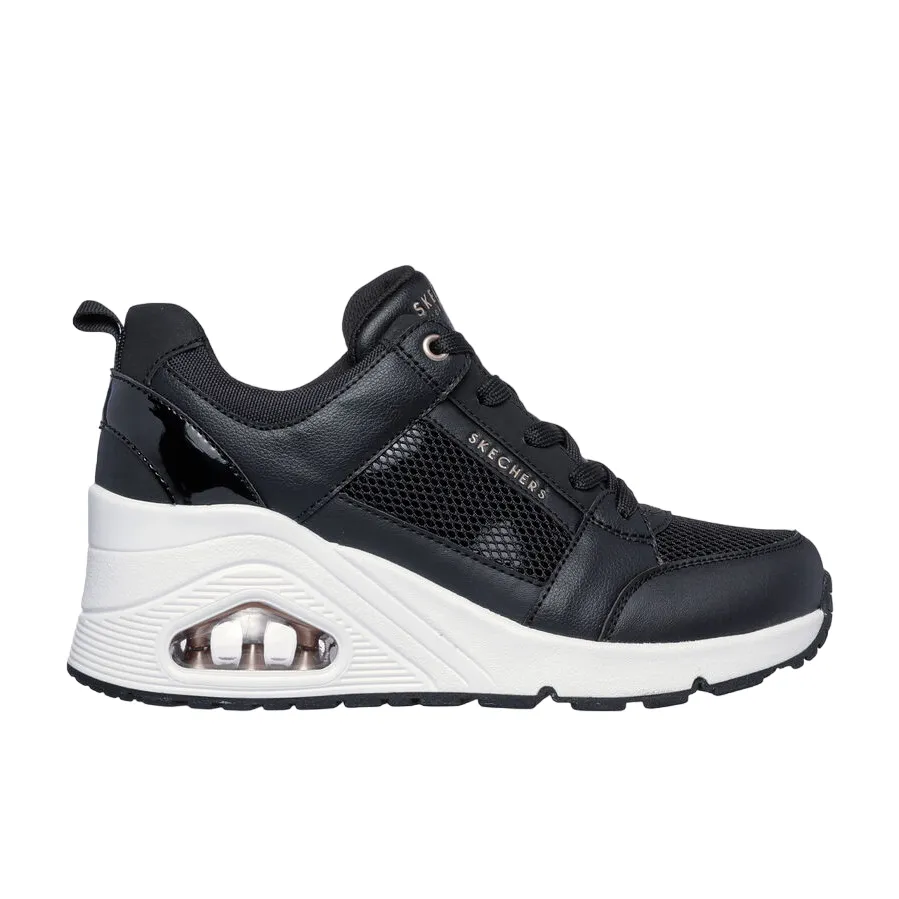 multi - purpose shoe use fire - department - training running shoes Skechers sneakers da donna Uno Wedge Everything Nice 177526/BLK nero
