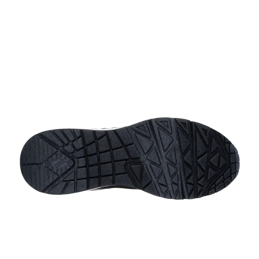 forefoot - strike shoe reaction Skechers sneakers da donna Uno Wedge Everything Nice 177526/BLK nero