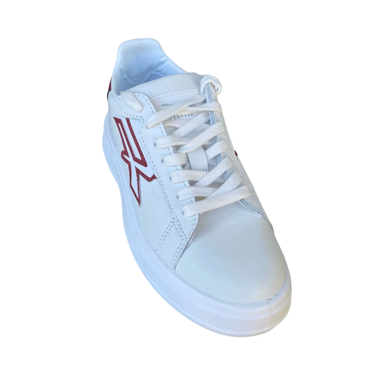 Contoured Harness Centered Propulsion Ridge U.Power scarpa sneakers antiscivolo Lilas Ob SR UB20069 bianco-amaranto